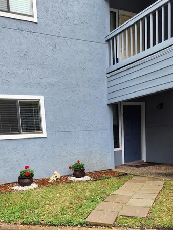 a view of front door of house