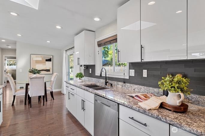 21904 88th Place West Edmonds, WA 98026 - Photo 13 of 40 a kitchen with sink and cabinets