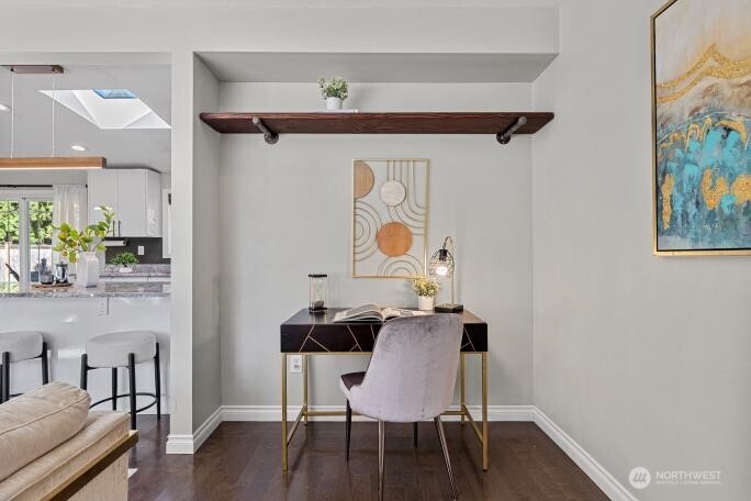 21904 88th Place West Edmonds, WA 98026 - Photo 8 of 40 a view of a dining room with furniture and wooden floor