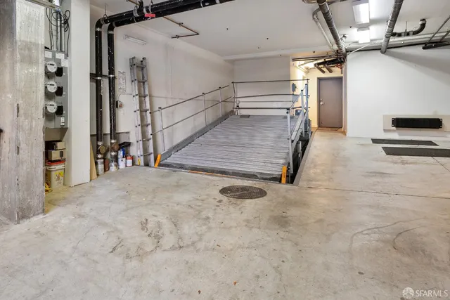 a view of a storage & utility room