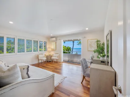 a view of balcony with plants