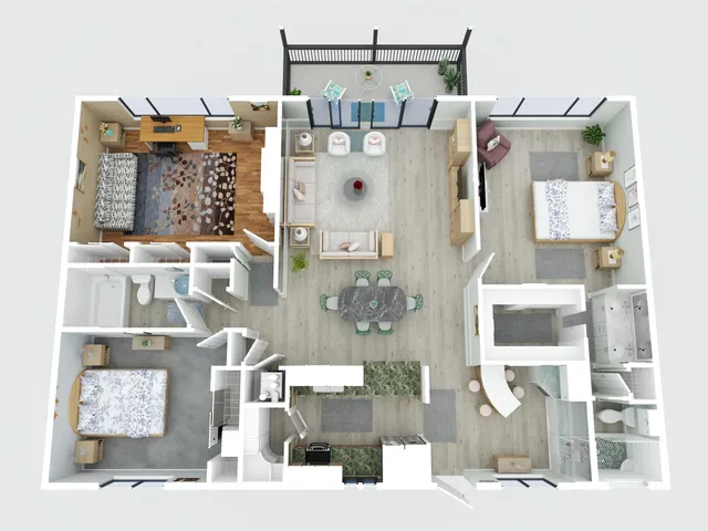 a picture of a bathroom with a mirror