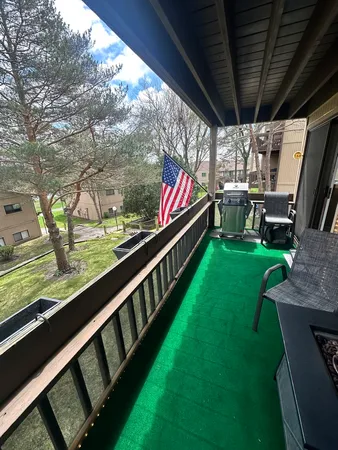 a view of an outdoor sitting area