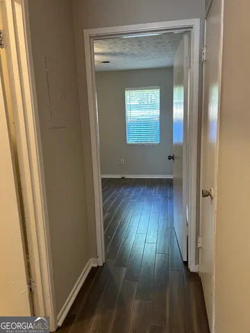a view of wooden floor in a room