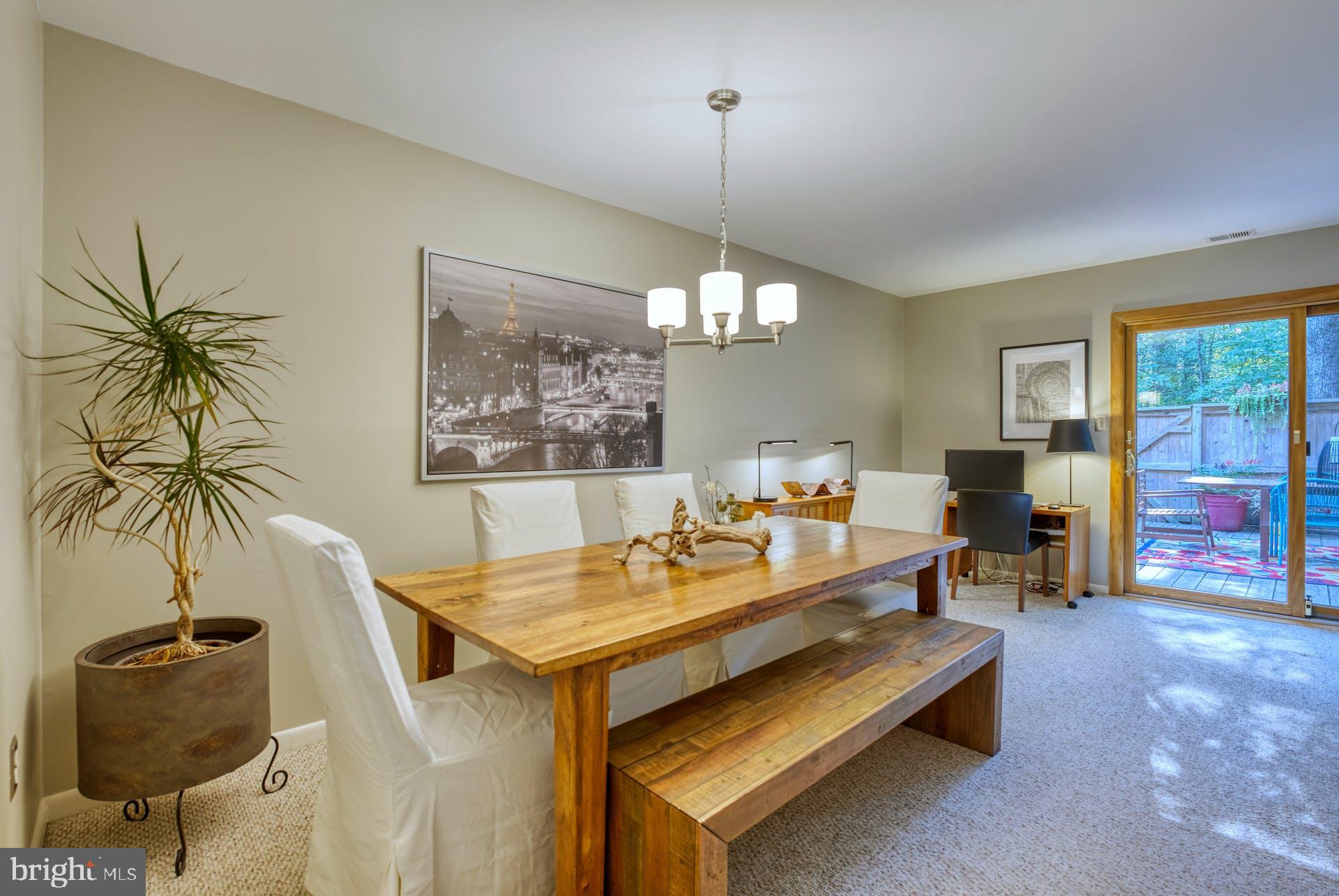 2023 Approach Lane Reston, VA 20191 - Photo 13 of 30 Dining Area w/access to rear deck