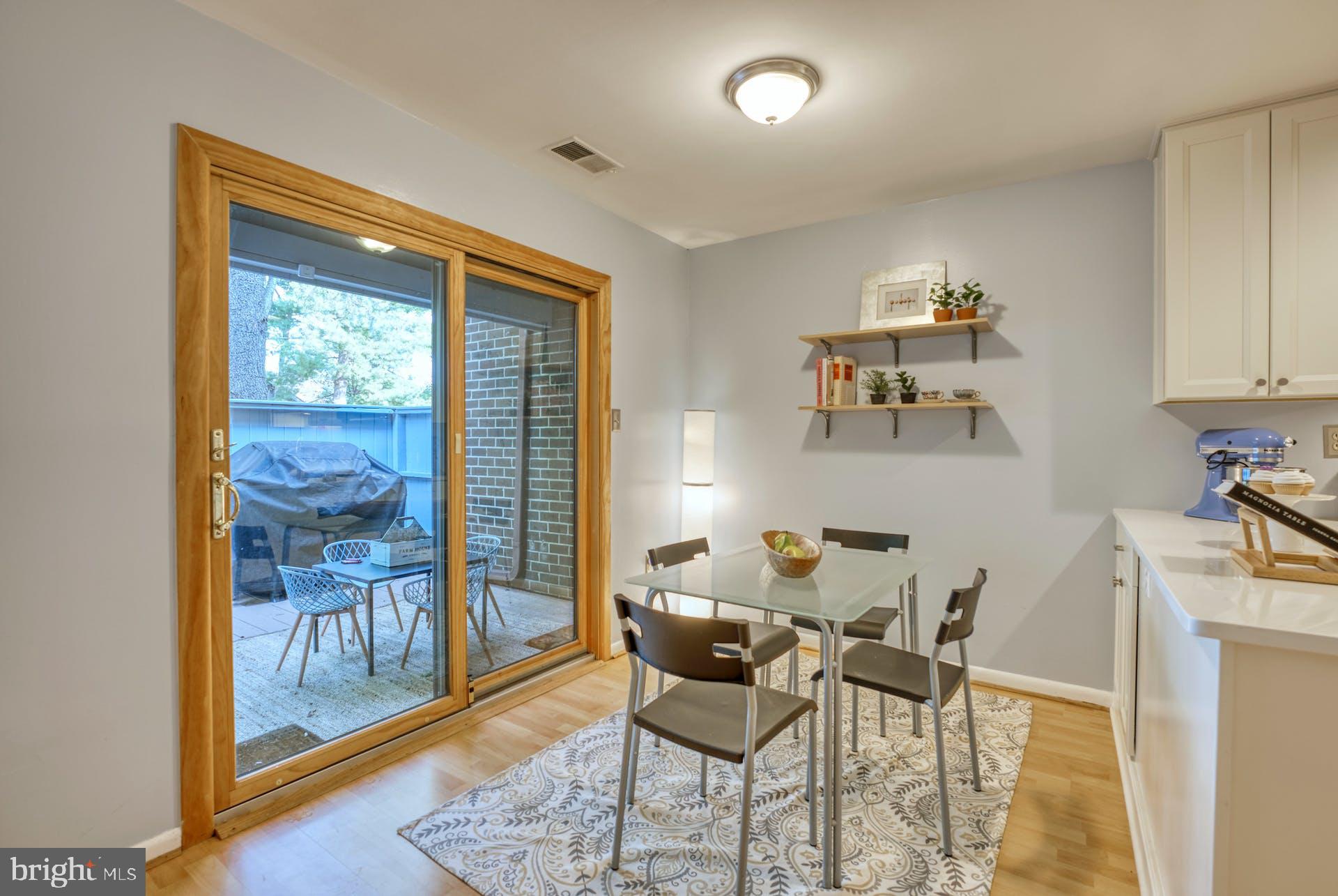 2023 Approach Lane Reston, VA 20191 - Photo 8 of 30 Eat-In Kitchen w/access to the first of two decks