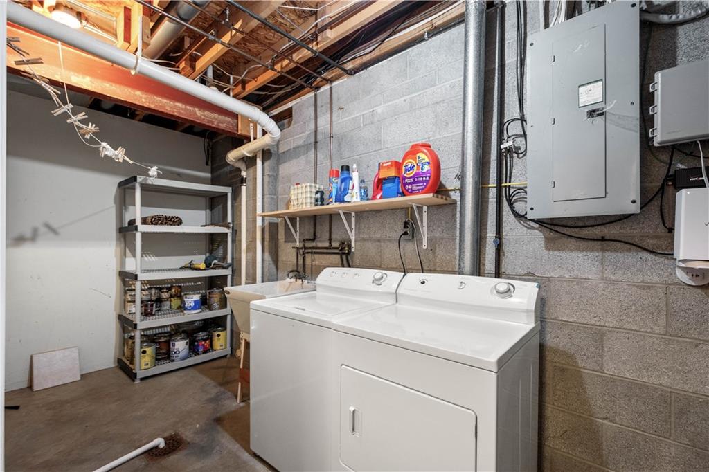 2408 Hilltop Road Presto, PA 15142 - Photo 37 of 42 a utility room with dryer and washer