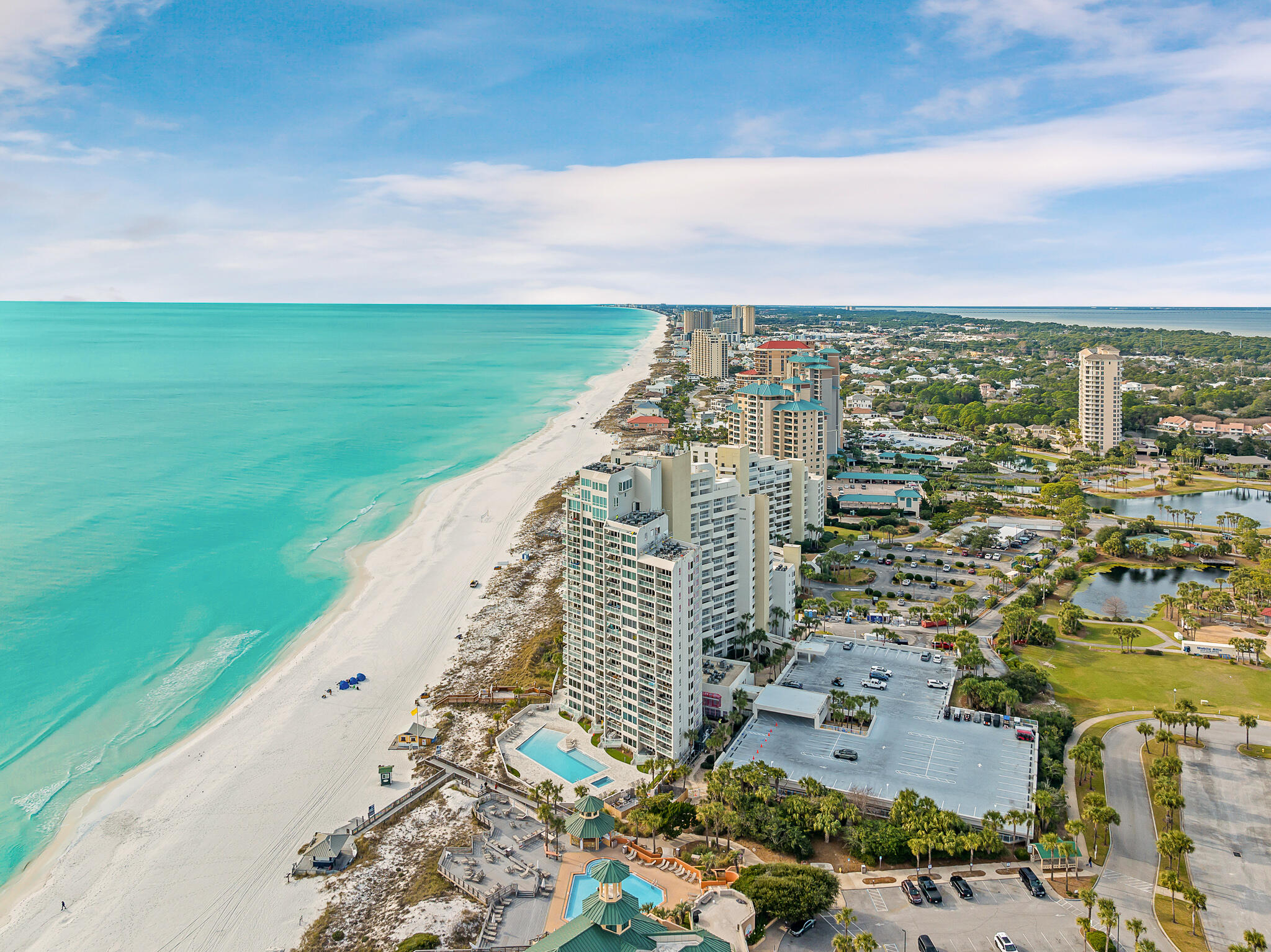 4291 Beachside 2, Unit 4291 Miramar Beach, FL 32550 - Photo 40 of 55 an aerial view of residential building and ocean view