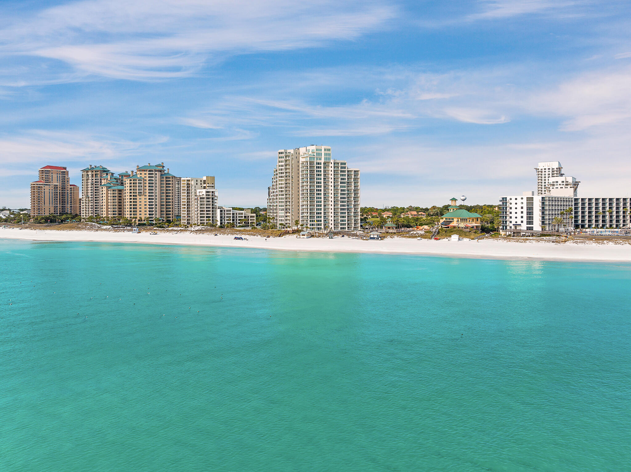 4291 Beachside 2, Unit 4291 Miramar Beach, FL 32550 - Photo 47 of 55 a view of a city with tall buildings and a big yard