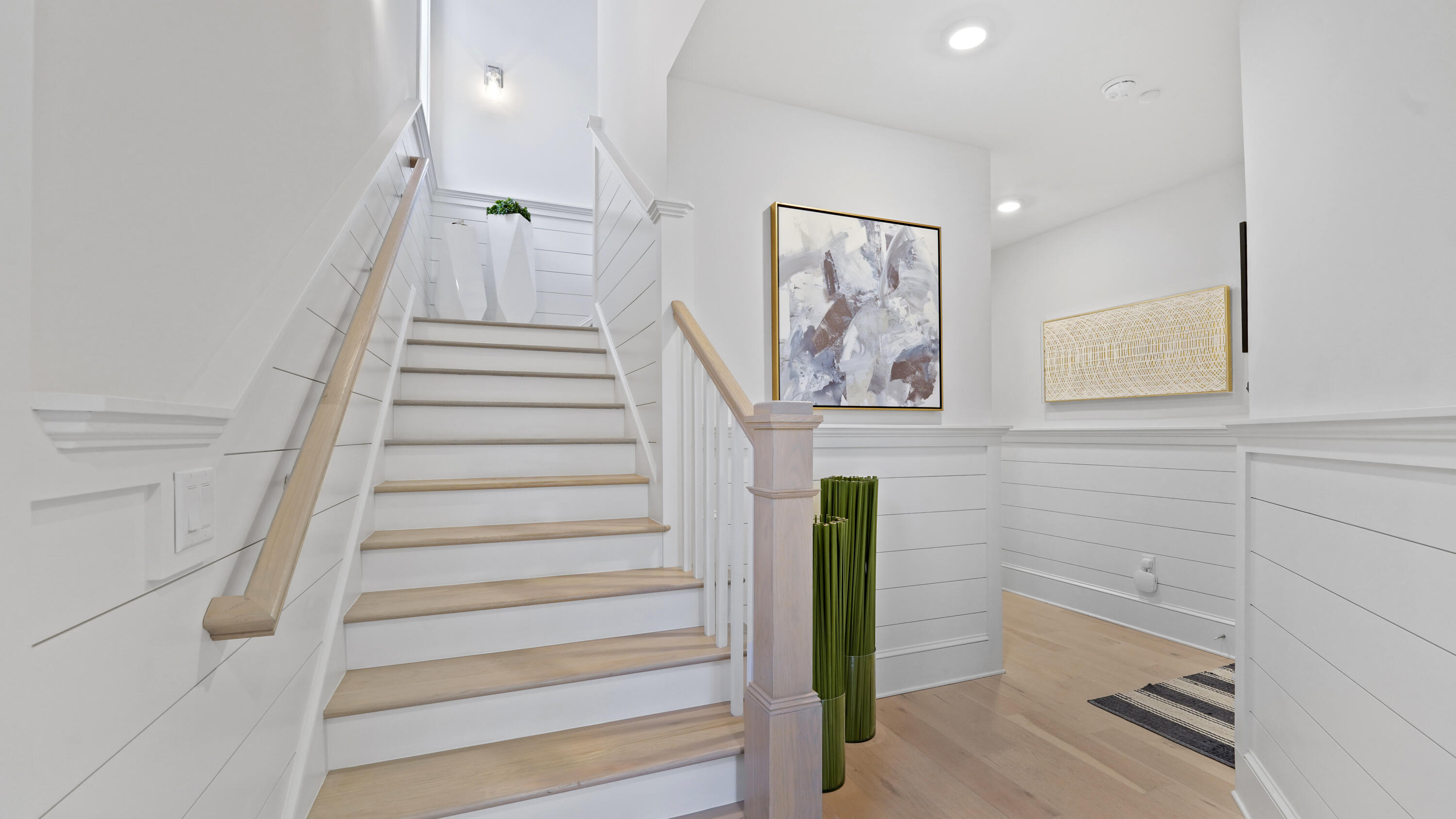 91 Siasconset Ln Inlet Beach Inlet Beach, FL 32461 - Photo 9 of 34 Stairs from front entryway to 2nd floor