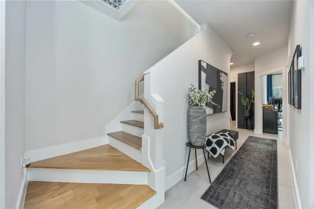 a view of entryway and hall