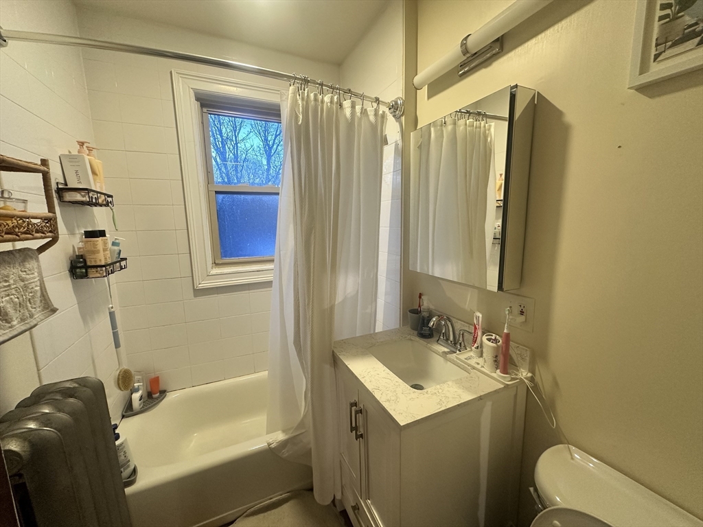 33 Iroquois Street, Unit 2 Boston, MA 02120 - Photo 8 of 14 a bathroom with a sink a toilet and shower
