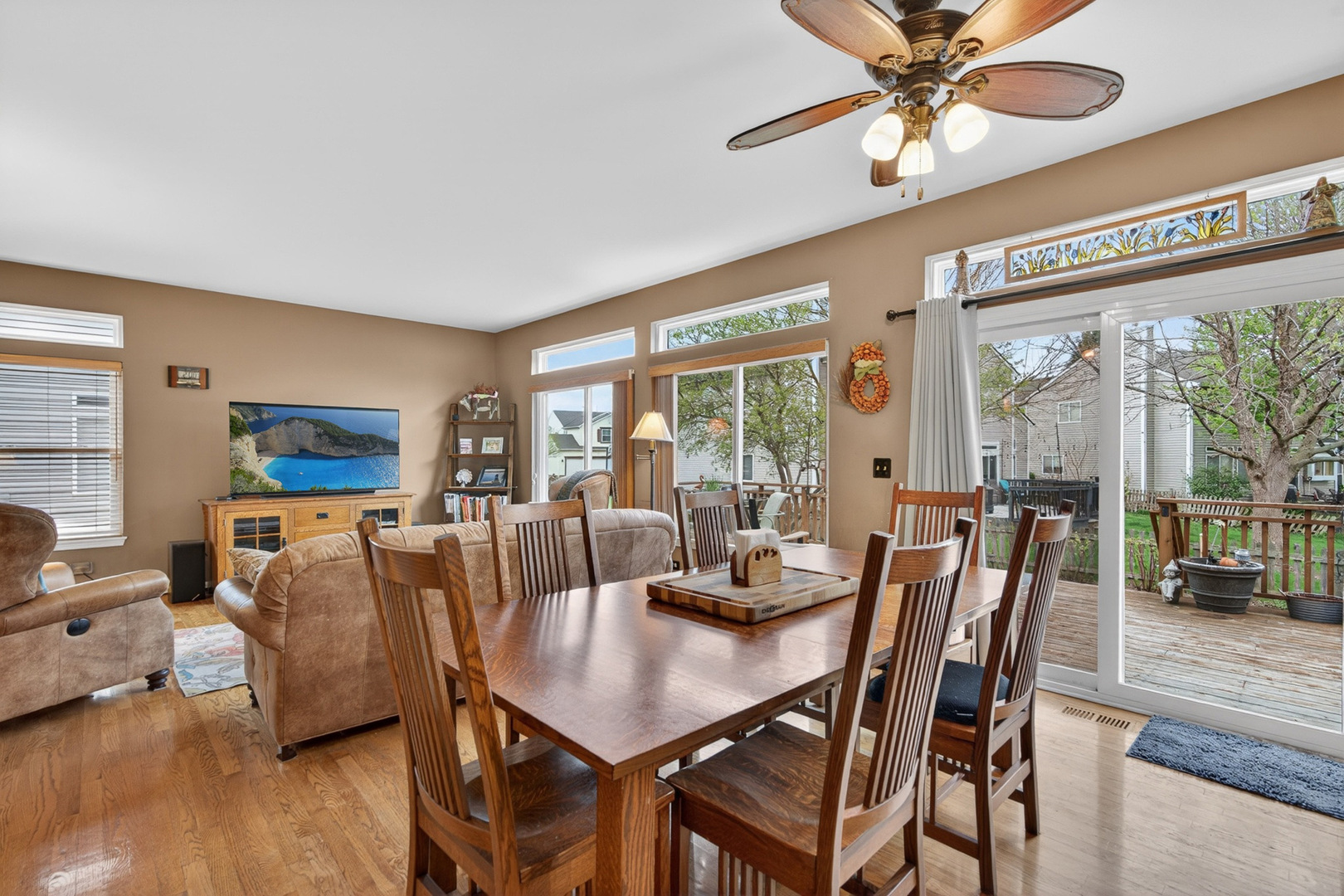 1160 Heavens Gate Lake In The Hills, IL 60156 - Photo 21 of 49 a view of a dining room with furniture window and outside view