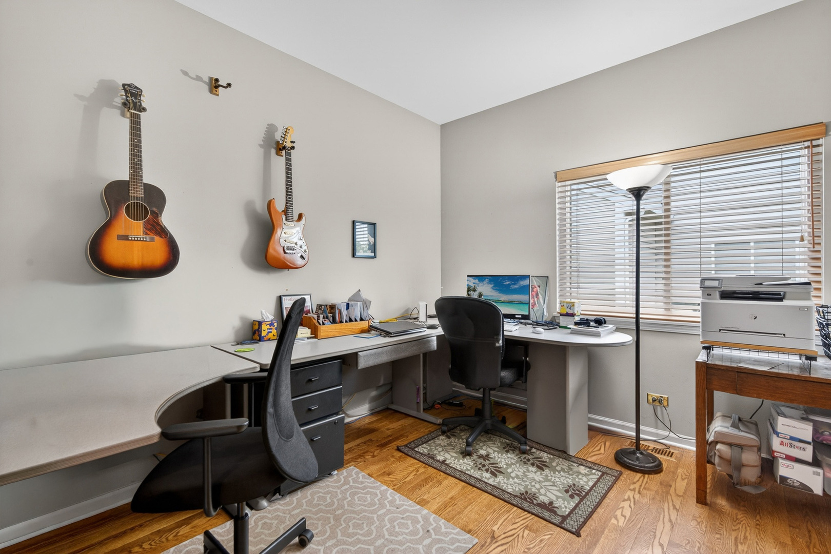 1160 Heavens Gate Lake In The Hills, IL 60156 - Photo 26 of 49 a workspace with furniture and wooden floor