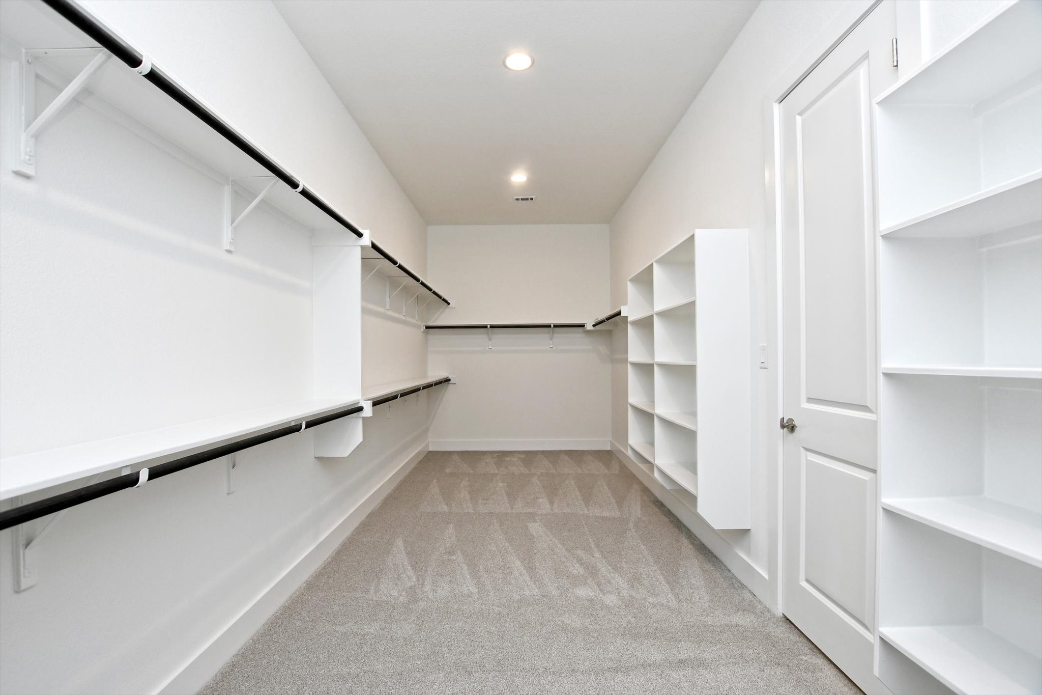 4828 Destination Way Jonestown, TX 78645 - Photo 17 of 33 a view of walk in closet with empty racks