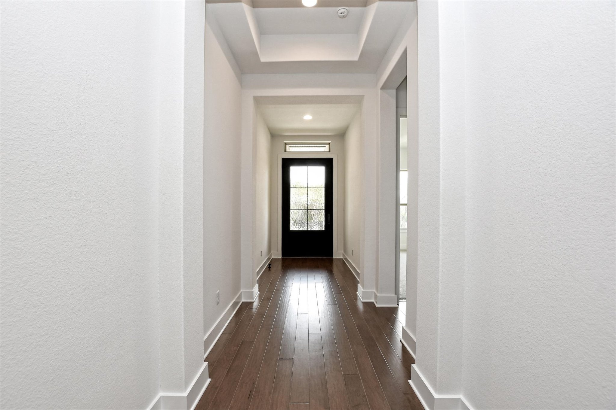 4828 Destination Way Jonestown, TX 78645 - Photo 4 of 33 a view of hallway with wooden floor
