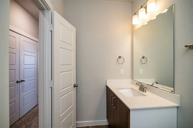 a bathroom with a bathtub and a toilet