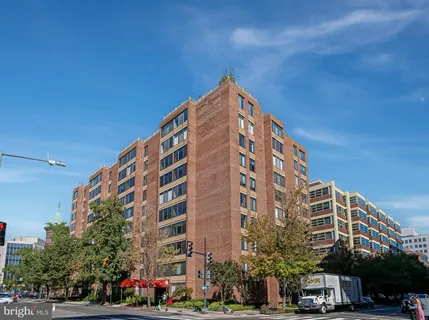 a front view of a building