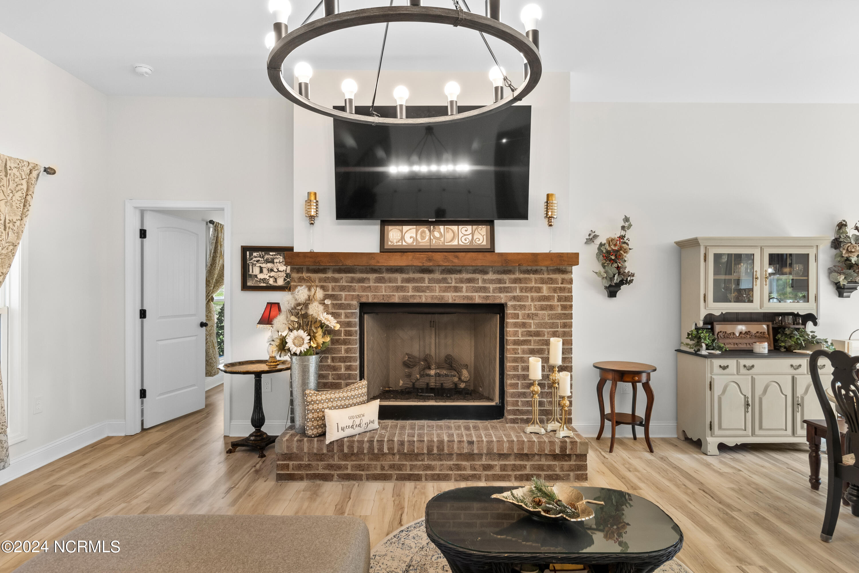 681 Hoffman Road West End, NC 27376 - Photo 19 of 49 Warm feel created by the hearth