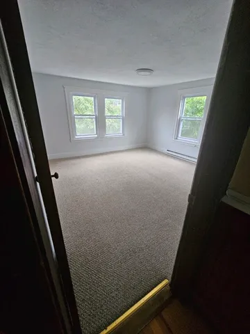 a view of closet with window