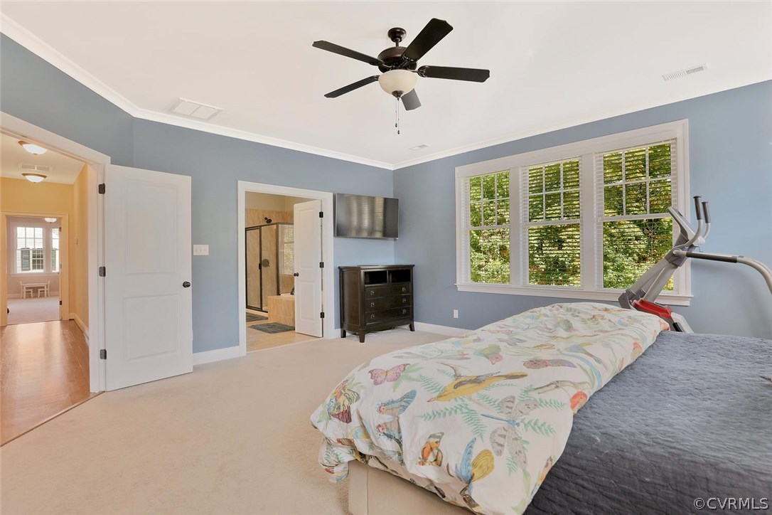 16106 Alsdell Road Midlothian, VA 23112 - Photo 29 of 46 a bed sitting in a spacious bedroom next to a window