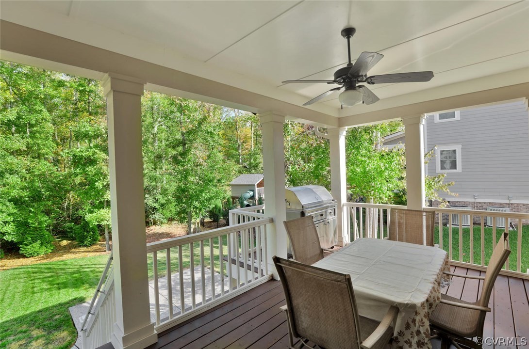 16106 Alsdell Road Midlothian, VA 23112 - Photo 37 of 46 a view of a dining room with furniture window and outside view