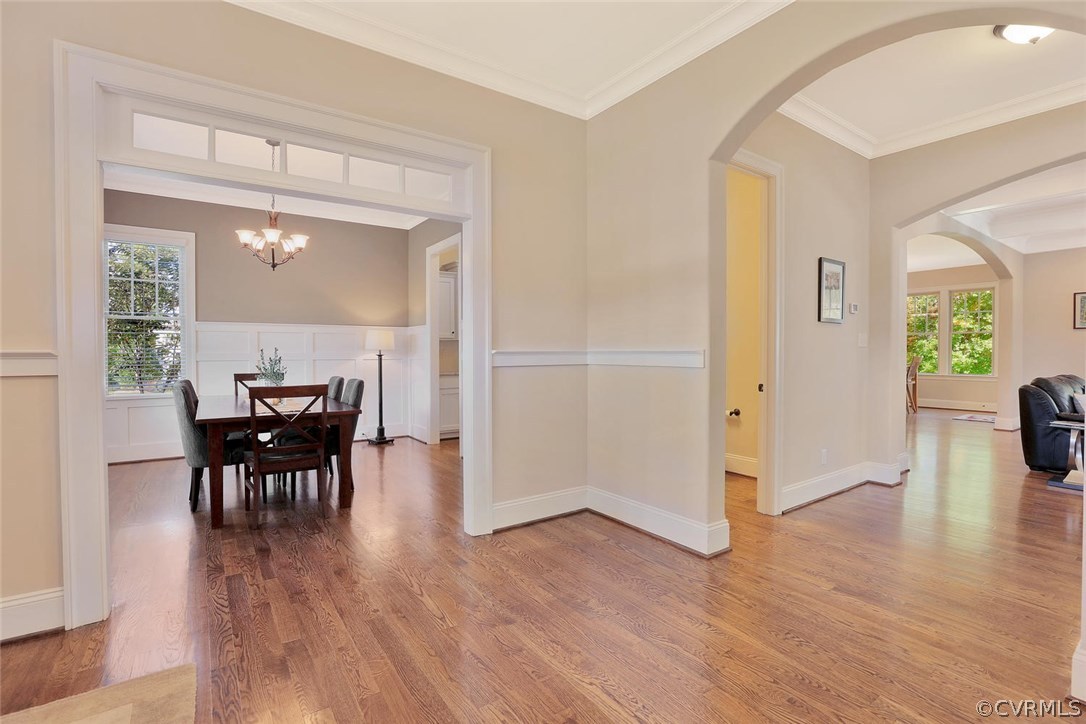 16106 Alsdell Road Midlothian, VA 23112 - Photo 9 of 46 a view of a dining room with furniture and wooden floor