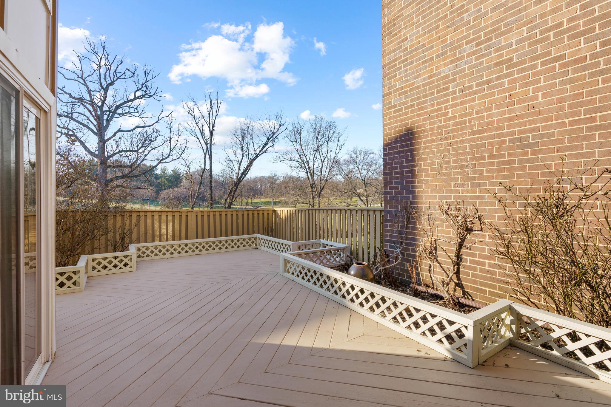 11458 Links Drive Reston, VA 20190 - Photo 11 of 39 Large Private Patio Overlooking Golf Course