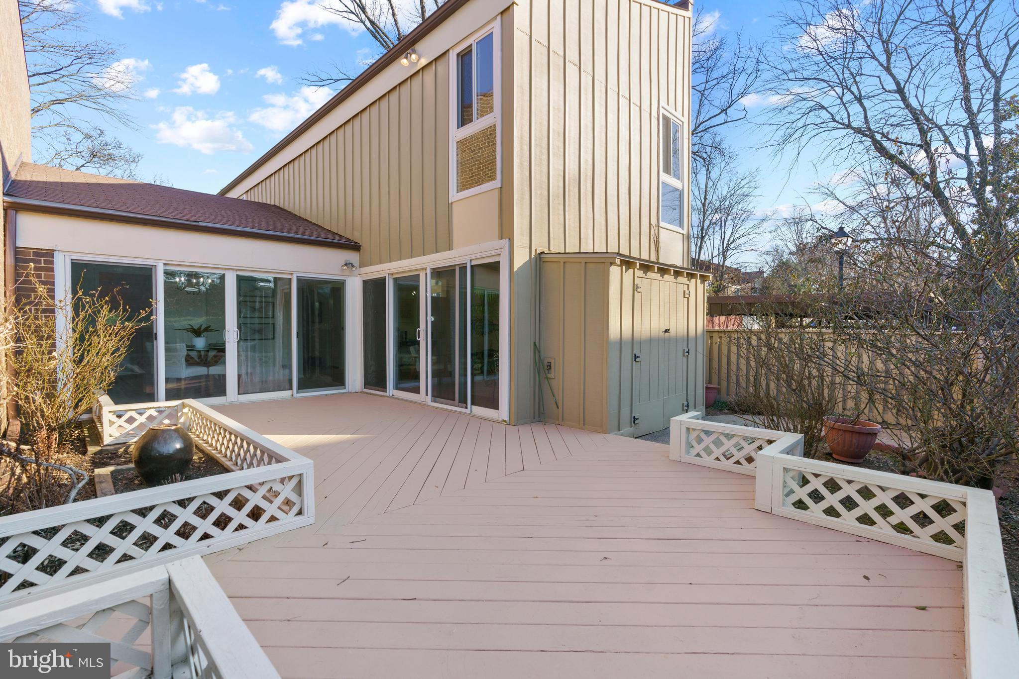 11458 Links Drive Reston, VA 20190 - Photo 30 of 39 Large Private Patio With Shed For Extra Storage
