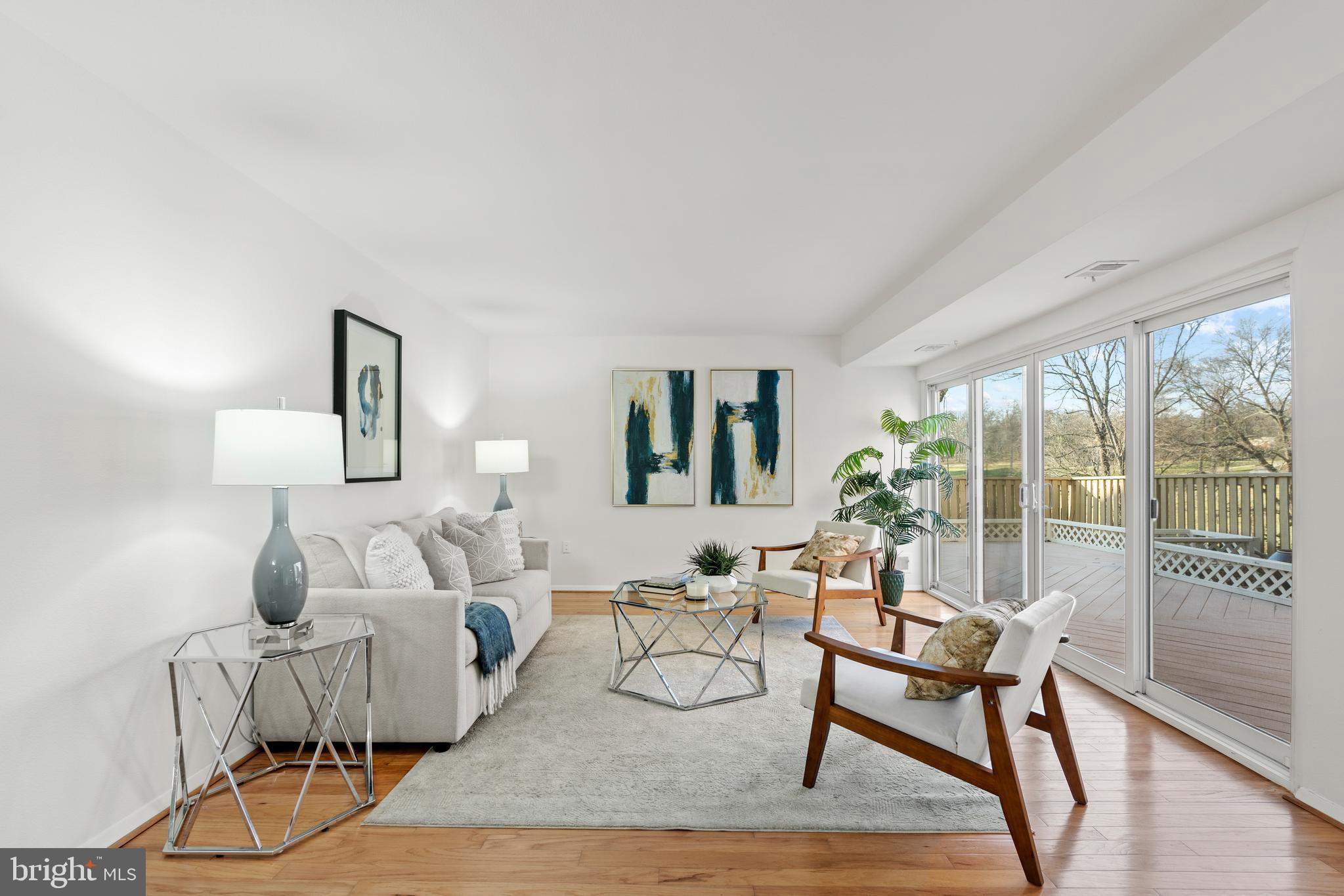 11458 Links Drive Reston, VA 20190 - Photo 3 of 39 Oversized Living Room With Wall of Glass Doors