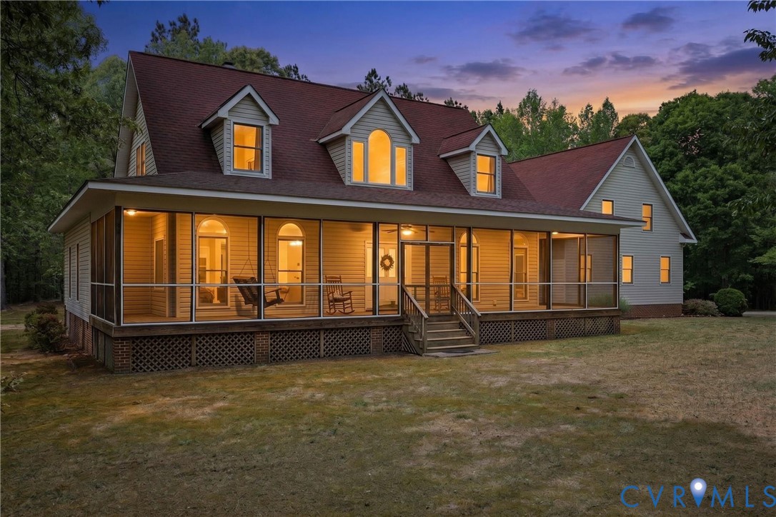 13265 Coulbourn Road Saluda, VA 23149 - Photo 44 of 62 front view of a house with a large window