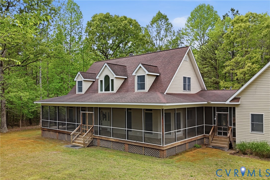 13265 Coulbourn Road Saluda, VA 23149 - Photo 48 of 62 Expansive screened porch wrapping around the dwell