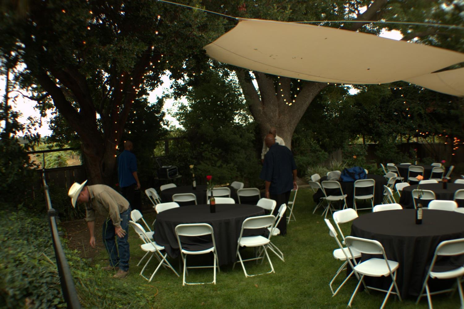 17036 North Locust Tree Road Lodi, CA 95240 - Photo 13 of 19 a backyard of a house with table and chairs