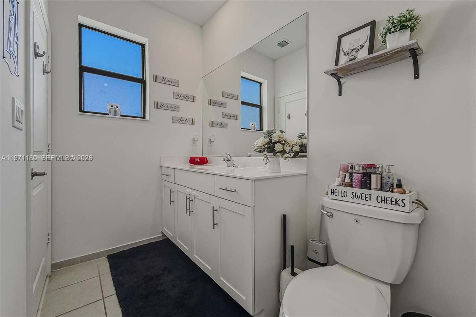 10009 Southwest 228th Terrace Miami, FL 33190 - Photo 21 of 48 a bathroom with a sink mirror vanity and toilet