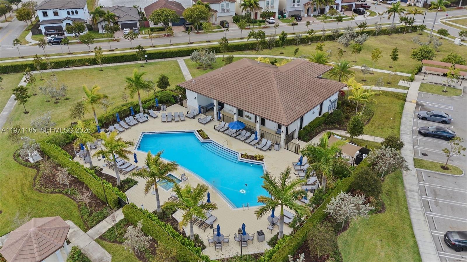 10009 Southwest 228th Terrace Miami, FL 33190 - Photo 45 of 48 an aerial view of a house with outdoor space