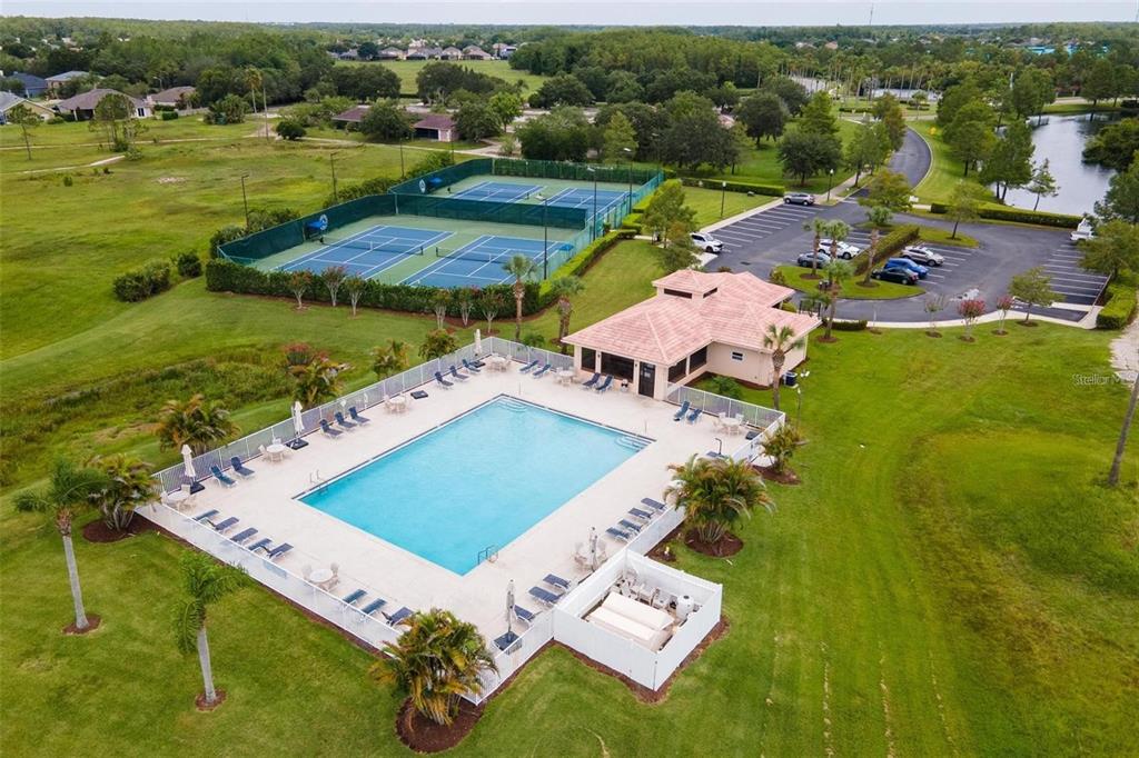 14624 Kitlanselt Way Orlando, FL 32828 - Photo 41 of 42 an aerial view of a residential houses with outdoor space and river view