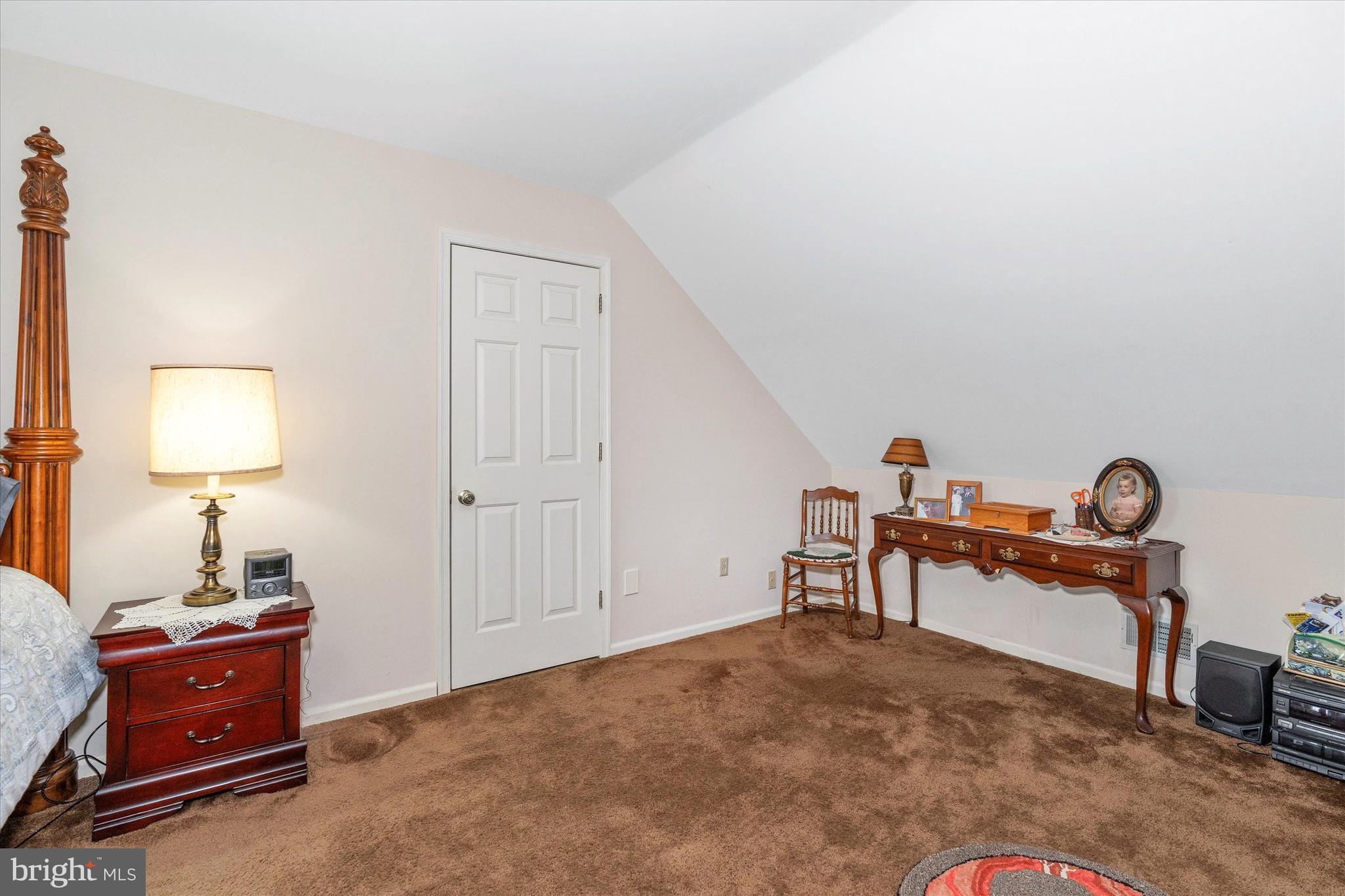 600 Cheltenham Road Wilmington, DE 19808 - Photo 17 of 33 Bedroom 1 with access to the unfinished attic