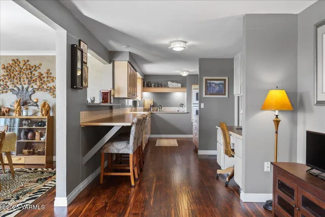 a room with furniture and a window