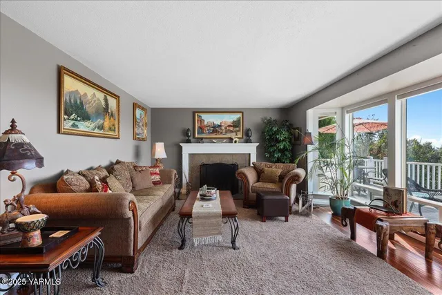 a view of front door with potted plant