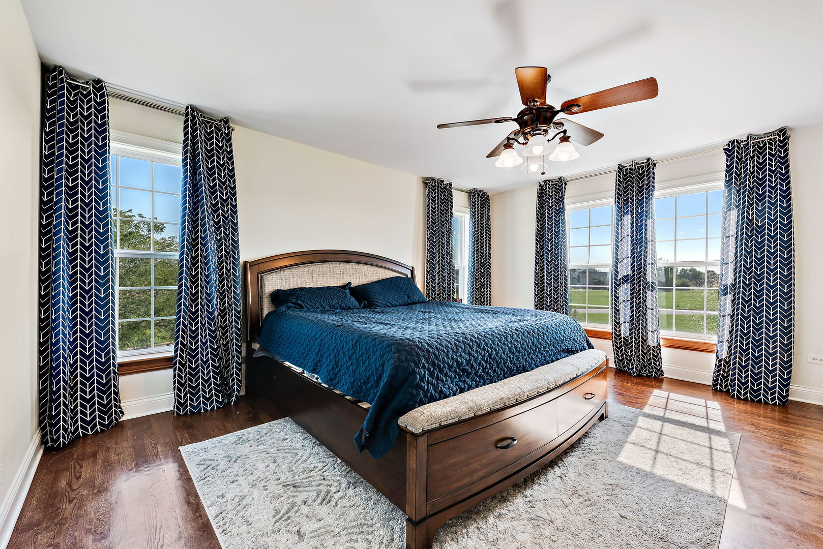 2002 Sandstone Trail Kankakee, IL 60901 - Photo 16 of 27 a bedroom with a large bed and a window