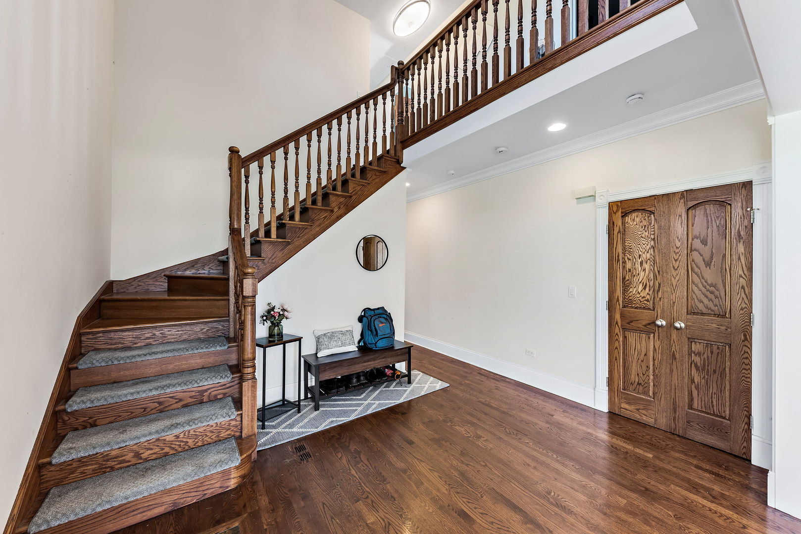 2002 Sandstone Trail Kankakee, IL 60901 - Photo 3 of 27 a view of entryway and hall with wooden floor