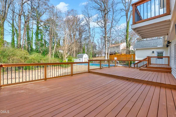 a view of a roof deck