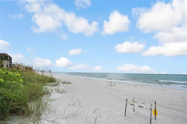 a view of an ocean beach