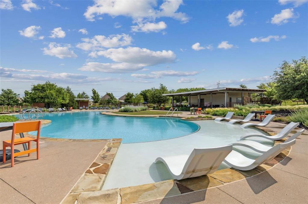 6201 Cupleaf Road Flower Mound, TX 76226 - Photo 30 of 40 an aerial view of a house with lake view
