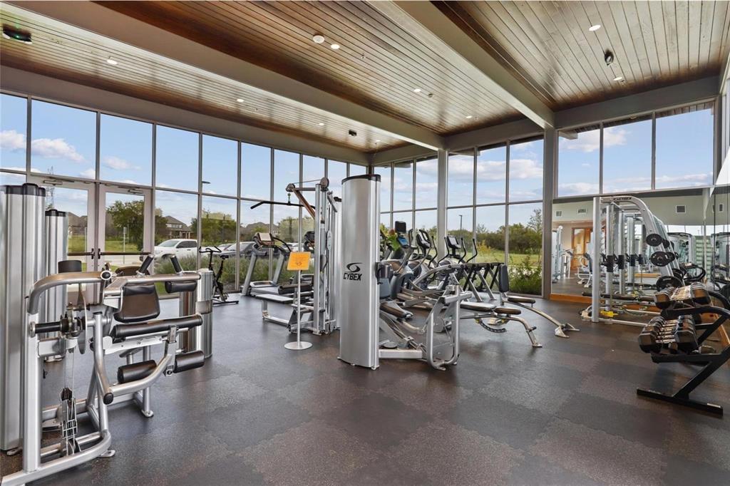 6201 Cupleaf Road Flower Mound, TX 76226 - Photo 31 of 40 a view of a room with gym equipment