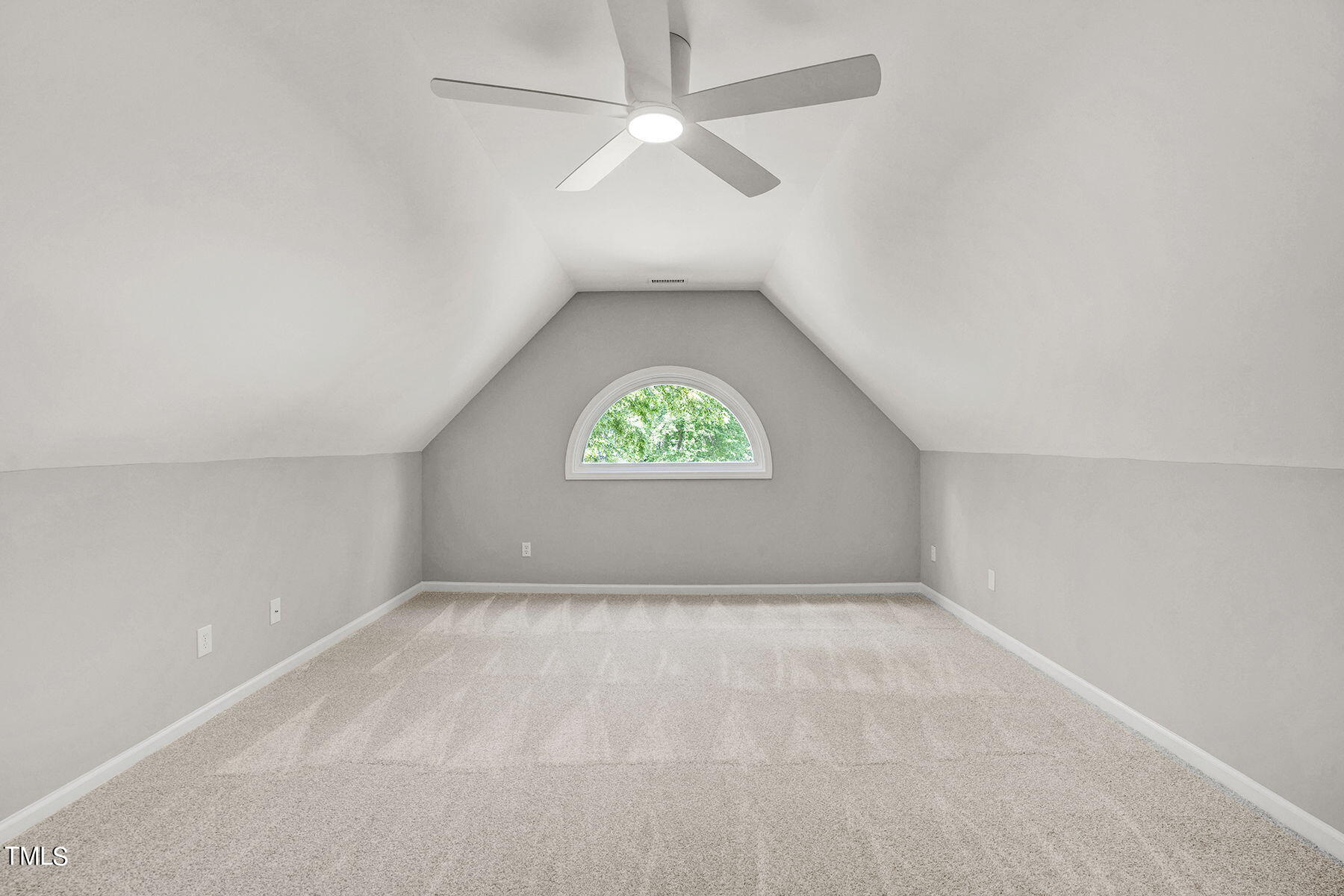 1248 Hillingdon Way Raleigh, NC 27614 - Photo 24 of 32 an empty room with a window and a ceiling fan