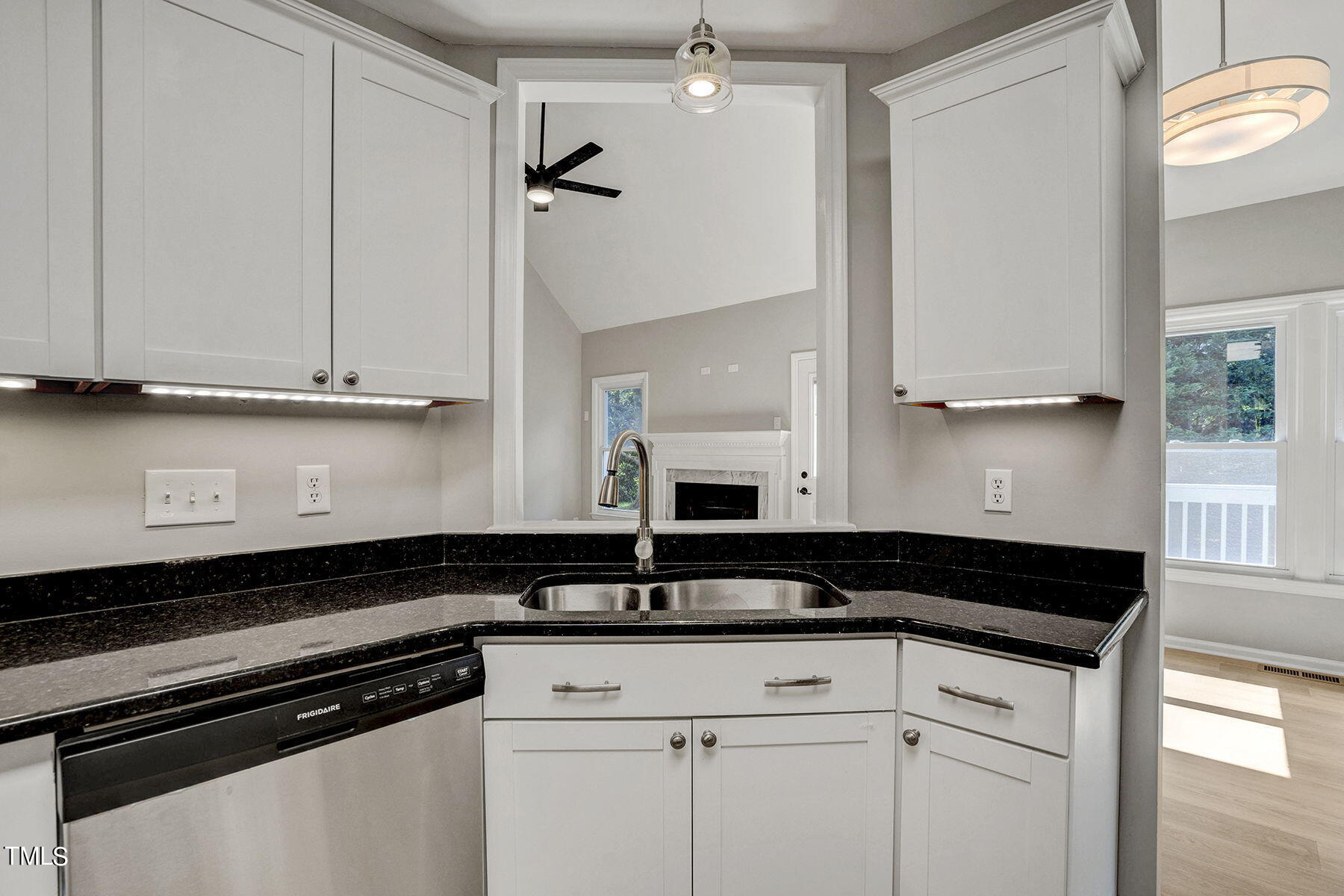 1248 Hillingdon Way Raleigh, NC 27614 - Photo 6 of 32 a view of a kitchen counter space a sink and cabinets