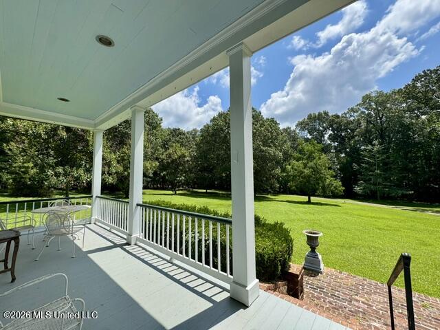 481 Greenfield Road Natchez, MS 39120 - Photo 13 of 52 View from front porch