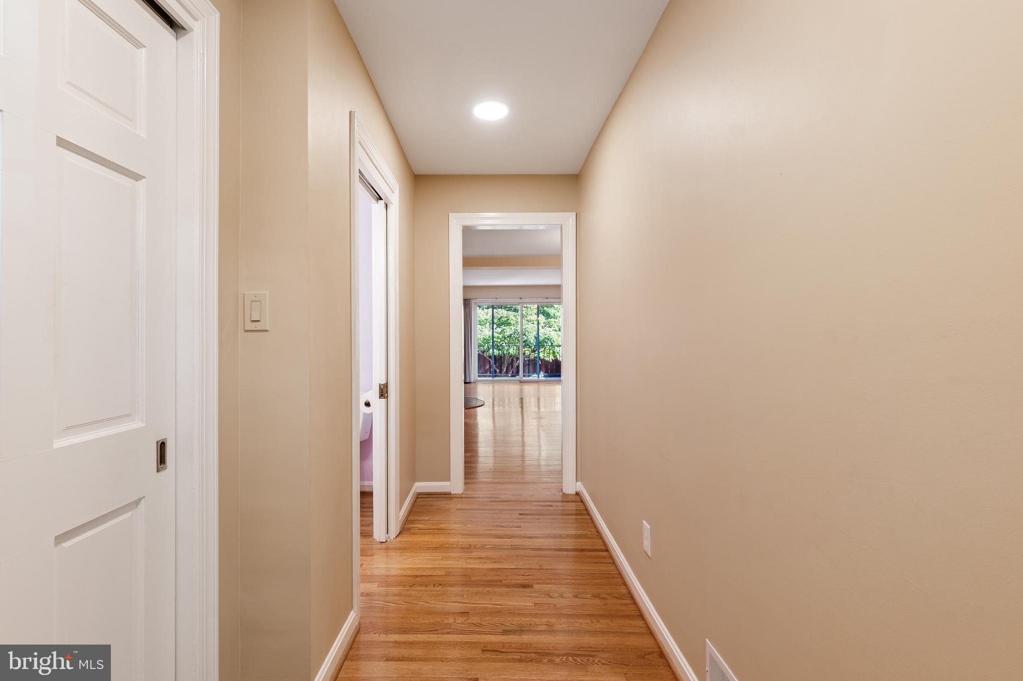 706 6th Street Southwest Washington, DC 20024 - Photo 25 of 39 a view of a hallway with wooden floor