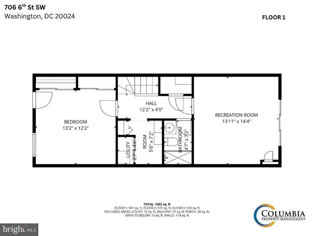 $4,400 | 706 6th Street Southwest, Washington, DC 20024